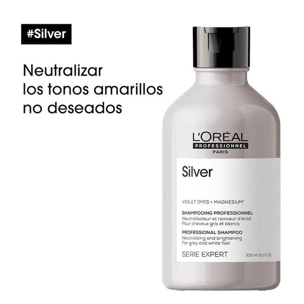 L'Oreal Silver Champú Cabellos Blancos y Grises 300ml