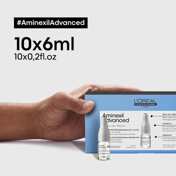 L'Oreal Aminexil Advanced Tratamiento Anticaída 10x6ml