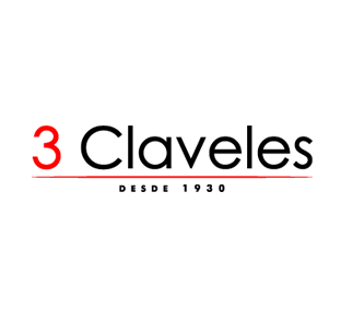 3 Claveles Tijera Manicura Punta Curva 3,5" Ref.02001