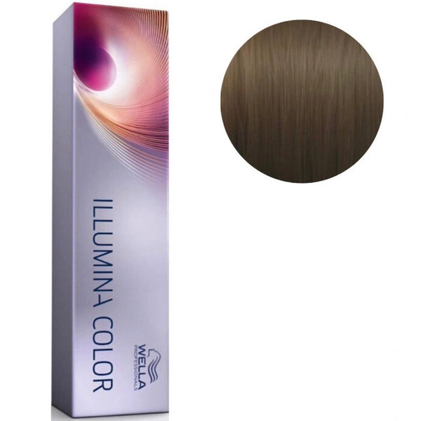 Wella Tinte Illumina Color 5/02 Castaño Claro Natural Mate 60ml Oxidante Incluido