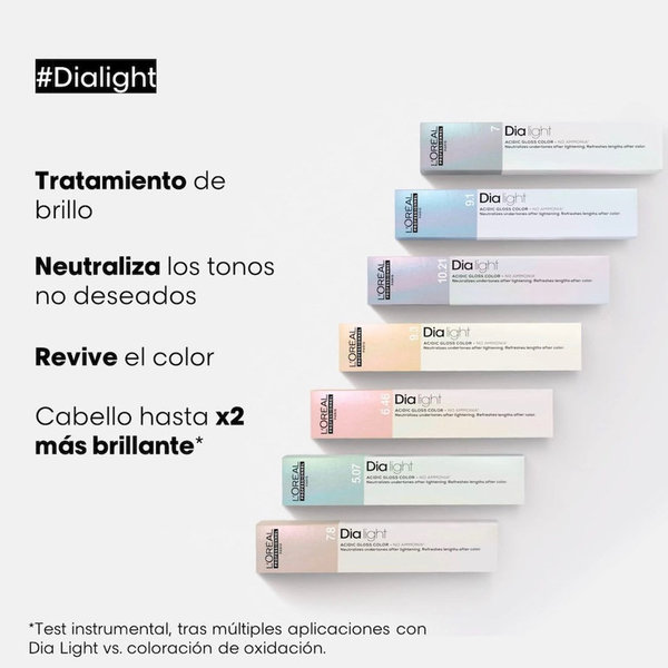 L’Oreal Tinte DiaLight 7.23 Rubio Irisado Dorado 50ml