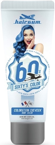 Hairgum Sixtys Color Flash Blue Coloración Directa 60ml