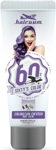 Hairgum Sixtys Color Plum Coloración Directa 60ml