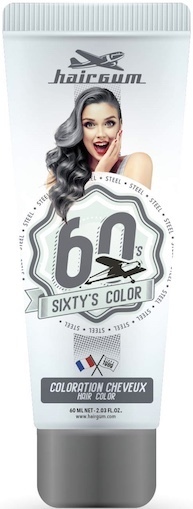 Hairgum Sixtys Color Steel Coloración Directa 60ml