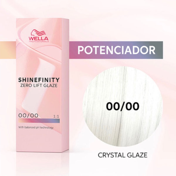 Wella Tinte Shinefinity 00/00 Crystal Glaze 60ml Activador Incluido