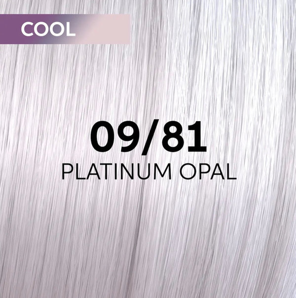 Wella Tinte Shinefinity 09/81 Platinum Opal 60ml Activador Incluido