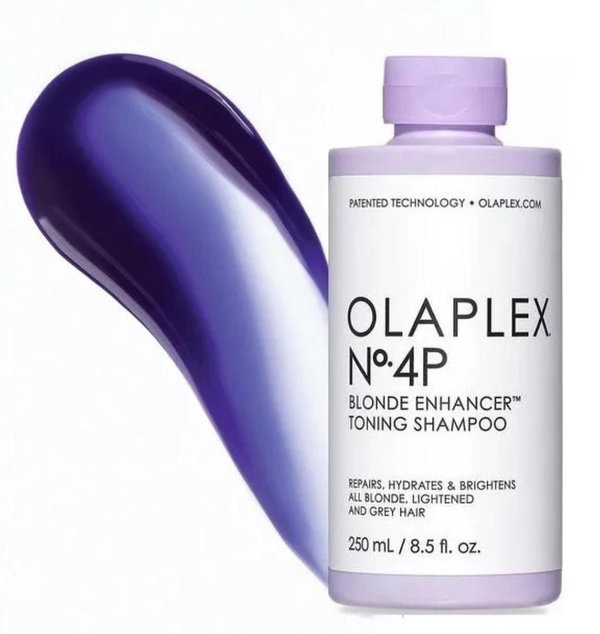 Olaplex Nº4P Blonde Enhancer Toning Champú Reparador Cabello Rubio 250ml